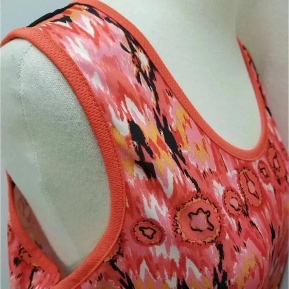 {B Sport} Ikat Print Activewear Tank Top - Picture 6 of 8